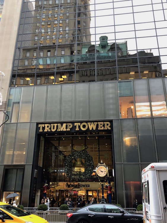 Reflet sur Trump Tower